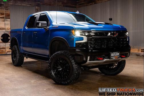 Glacier Blue Metallic 2022 Chevrolet Silverado 1500 ZR2