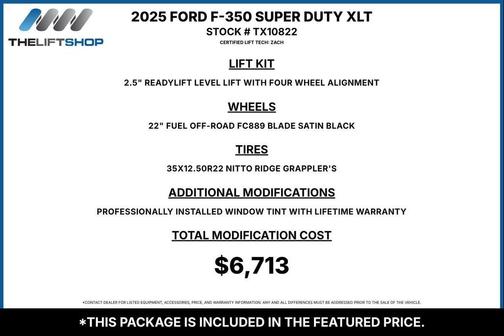 Race Red 2025 Ford F-350 XLT