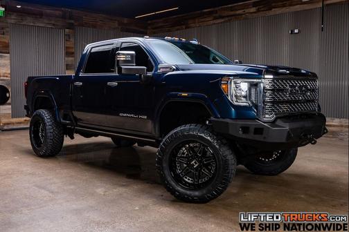 Pacific Blue Metallic 2021 GMC Sierra 2500 Denali