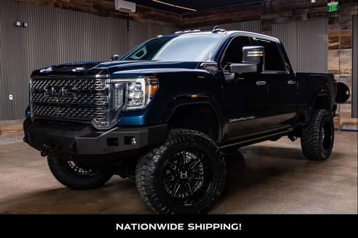 Pacific Blue Metallic 2021 GMC Sierra 2500 Denali