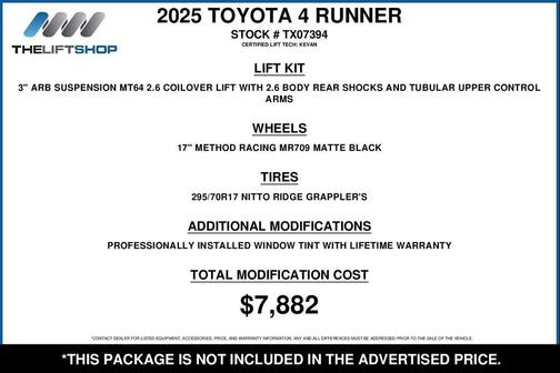 2025 Toyota 4Runner TRD Sport