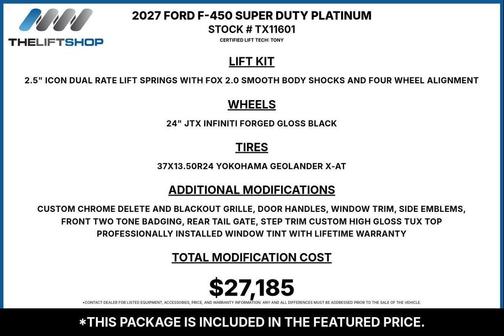 Star White Metallic Tri-Coat 2027 Ford F-450 Platinum