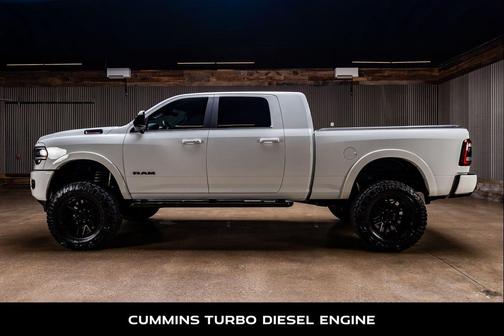 Bright White Clearcoat 2020 RAM 2500 Laramie Mega Cab 4x4 6'4' Box