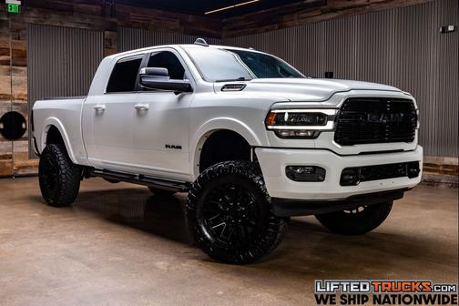 Bright White Clearcoat 2020 RAM 2500 Laramie Mega Cab 4x4 6'4' Box