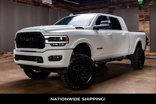 Bright White Clearcoat 2020 RAM 2500 Laramie Mega Cab 4x4 6'4' Box
