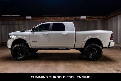 Bright White Clearcoat 2020 RAM 2500 Laramie Mega Cab 4x4 6'4' Box