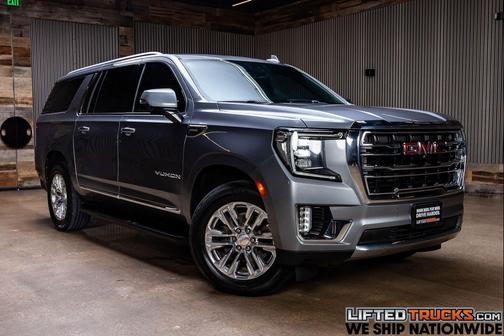 Satin Steel Metallic 2021 GMC Yukon XL SLT