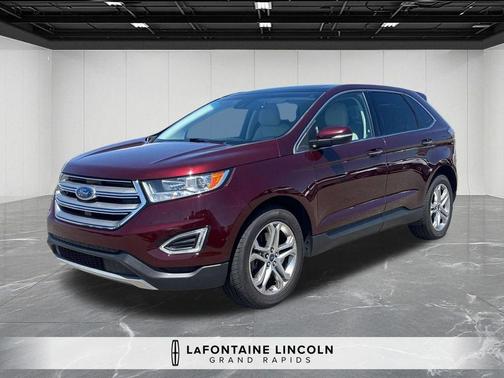 Burgundy Velvet Metallic Tinted Clearcoat 2018 Ford Edge Titanium