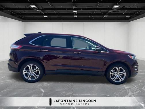 Burgundy Velvet Metallic Tinted Clearcoat 2018 Ford Edge Titanium