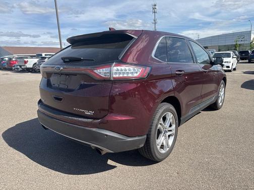 Burgundy Velvet Metallic Tinted Clearcoat 2018 Ford Edge Titanium