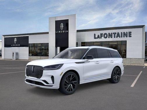 Pristine White 2025 Lincoln Aviator Black Label AWD