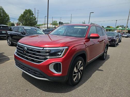 Aurora Red Metallic 2024 Volkswagen Atlas 2.0T SEL