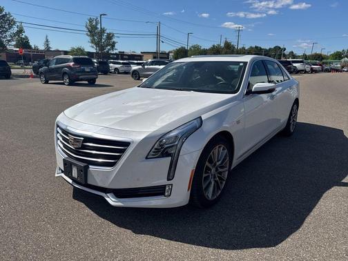 Crystal White Tri-Coat 2018 Cadillac CT6 3.6L Luxury