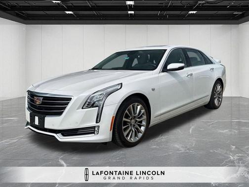 Crystal White Tri-Coat 2018 Cadillac CT6 3.6L Luxury