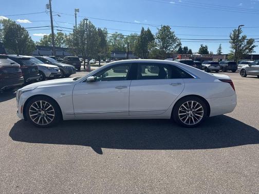 Crystal White Tri-Coat 2018 Cadillac CT6 3.6L Luxury