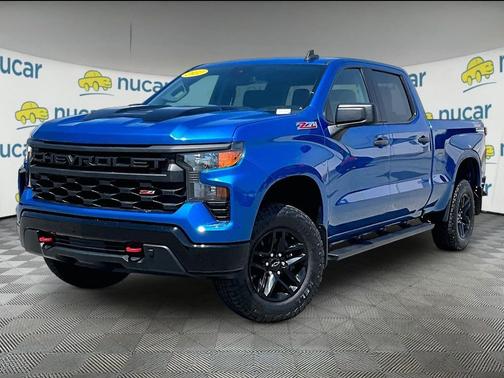 Blue 2022 Chevrolet Silverado 1500 Custom Trail Boss
