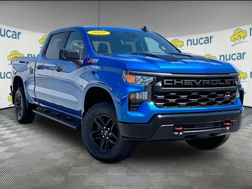 Blue 2022 Chevrolet Silverado 1500 Custom Trail Boss