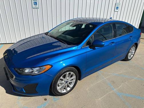 Velocity Blue 2020 Ford Fusion Hybrid SE