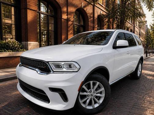 White Knuckle Clearcoat 2021 Dodge Durango SXT Plus