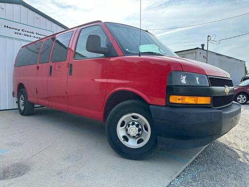 Red Hot 2020 Chevrolet Express 3500 RWD 3500 Extended Wheelbase LS