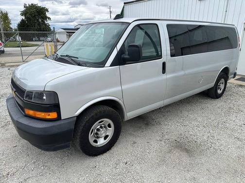 Silver Ice Metallic 2020 Chevrolet Express 3500 RWD 3500 Extended Wheelbase LS