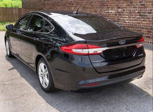 Shadow Black 2018 Ford Fusion Hybrid S