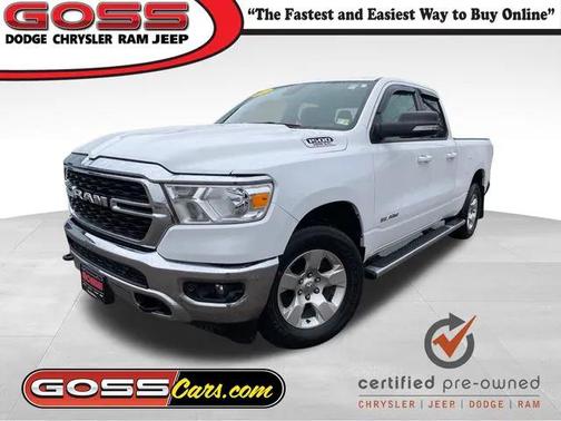 2022 RAM 1500 Big Horn Quad Cab 4x4 64' Box