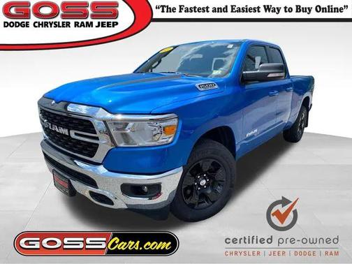 2022 RAM 1500 Big Horn Quad Cab 4x4 64' Box