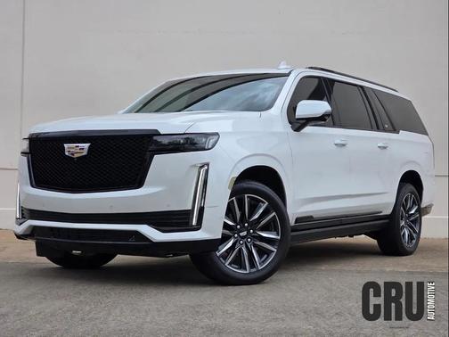 Crystal White Tricoat 2021 Cadillac Escalade ESV Sport Platinum