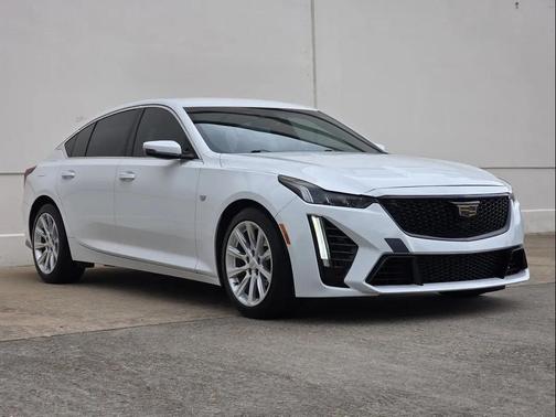Summit White 2021 Cadillac CT5 Luxury RWD