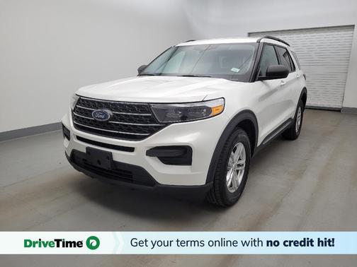 Star White Metallic Tri-Coat 2022 Ford Explorer XLT