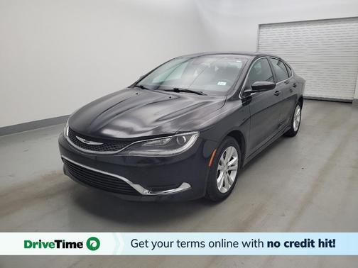 Black 2015 Chrysler 200 Limited