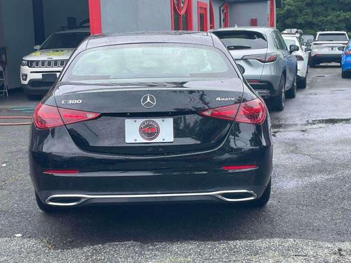 Black 2025 Mercedes-Benz C-Class C 300 4MATIC