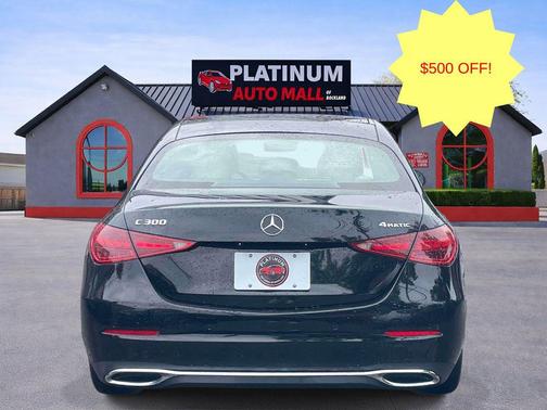 Black 2025 Mercedes-Benz C-Class C 300 4MATIC