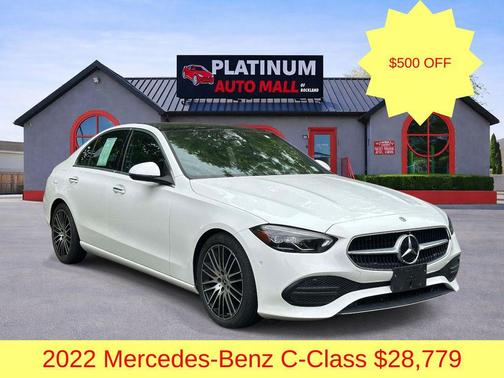 White 2022 Mercedes-Benz C-Class C 300 4MATIC