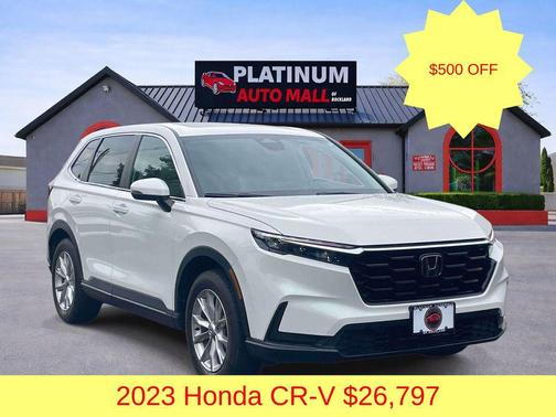 Platinum White Pearl 2023 Honda CR-V EX AWD