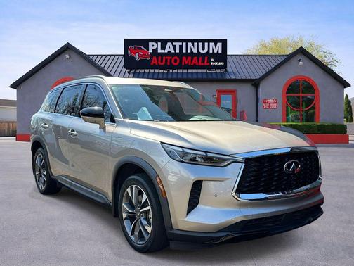 Warm Titanium 2023 INFINITI QX60 Luxe