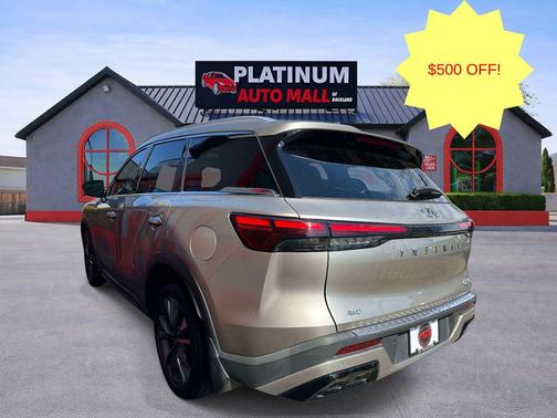 Warm Titanium 2023 INFINITI QX60 Luxe