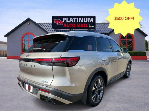 Warm Titanium 2023 INFINITI QX60 Luxe