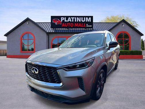Warm Titanium 2023 INFINITI QX60 Luxe