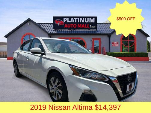 Glacier White 2019 Nissan Altima 2.5 S