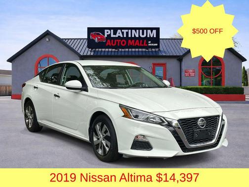 Glacier White 2019 Nissan Altima 2.5 S