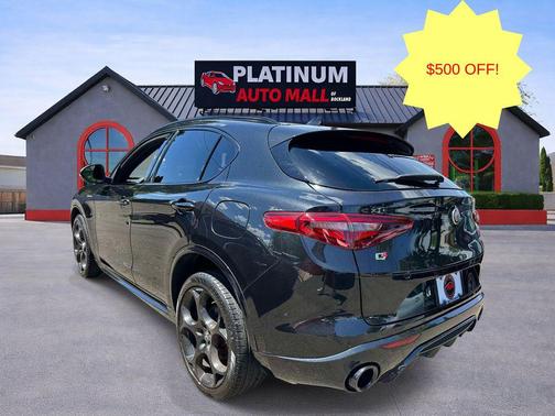 Vulcano Black Metallic 2023 Alfa Romeo Stelvio Veloce AWD