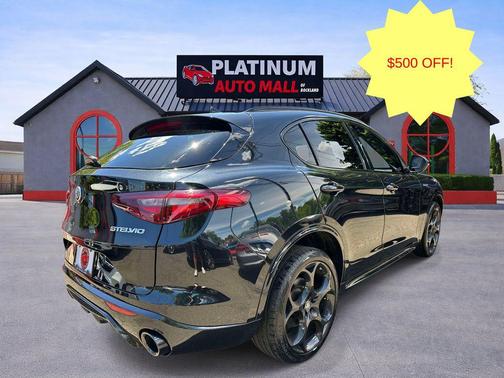Vulcano Black Metallic 2023 Alfa Romeo Stelvio Veloce AWD
