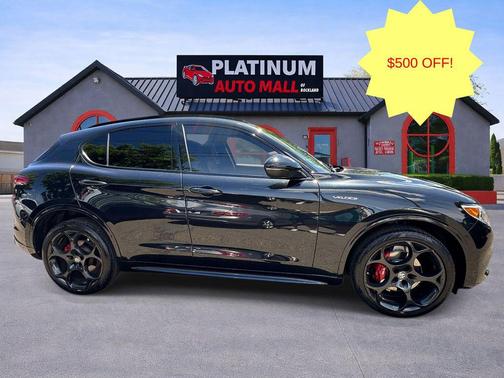 Vulcano Black Metallic 2023 Alfa Romeo Stelvio Veloce AWD