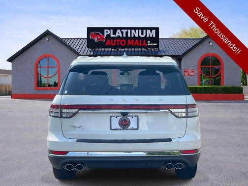 Pristine White Metallic Tri-Coat 2022 Lincoln Aviator Standard AWD
