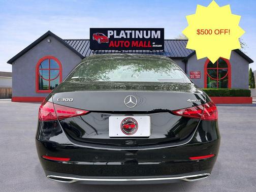 Black 2025 Mercedes-Benz C-Class C 300 4MATIC