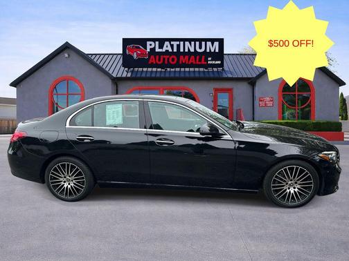 Black 2025 Mercedes-Benz C-Class C 300 4MATIC