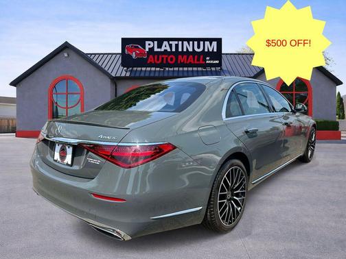 Gray 2024 Mercedes-Benz S-Class 4MATIC