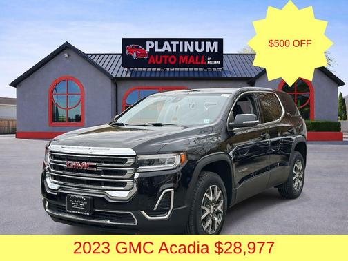Ebony Twilight Metallic 2023 GMC Acadia AWD SLE